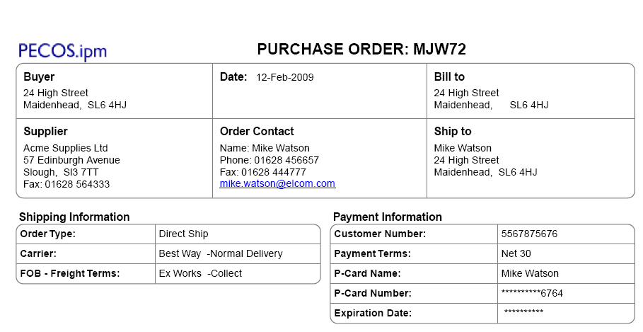 Fig 9.9 - Purchase order template showing masked card data.png